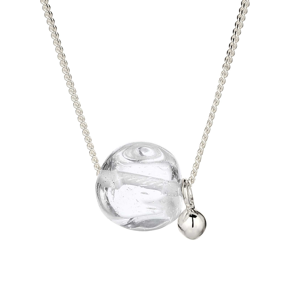 Silber - Elli | Halskette | Rock Crystal (Transparent) | 925 Sterling Silber