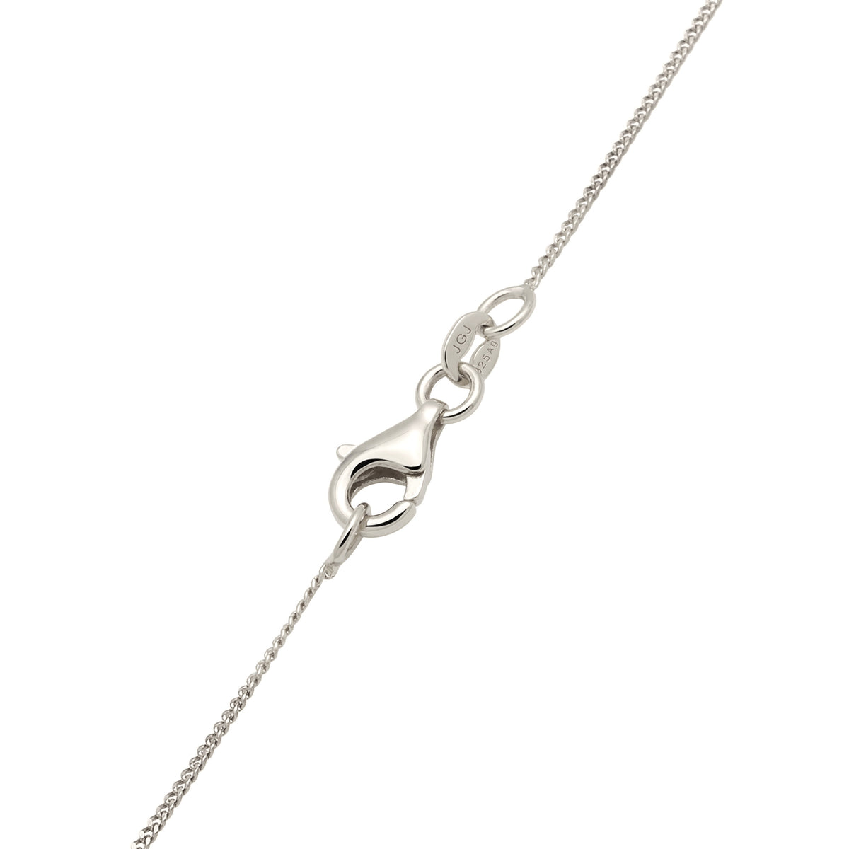 Silber - Elli | Halskette Melted Buchstabe J | 925 Sterling Silber