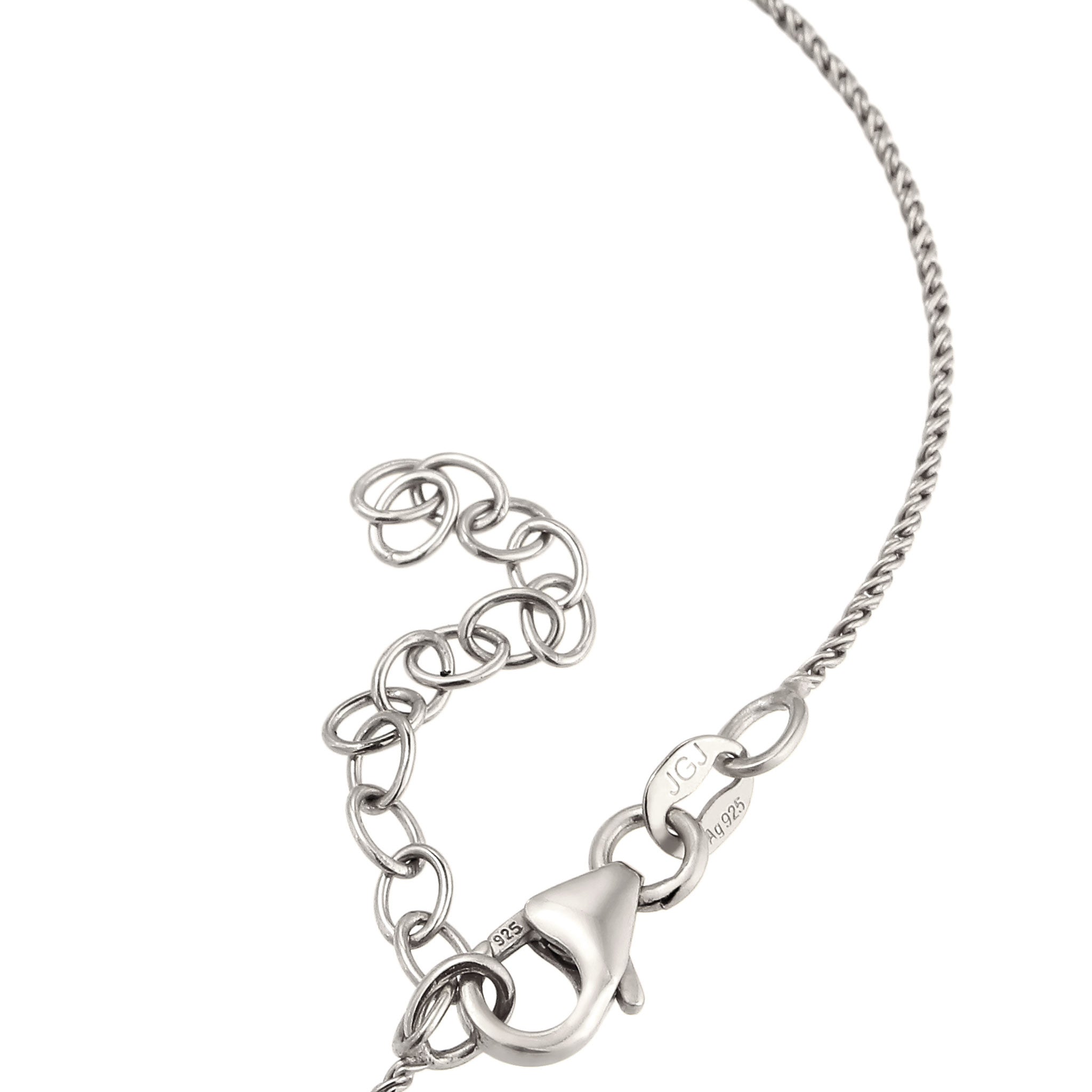 Silber - Elli | Armband Cube Lettering 925 Sterling Silber