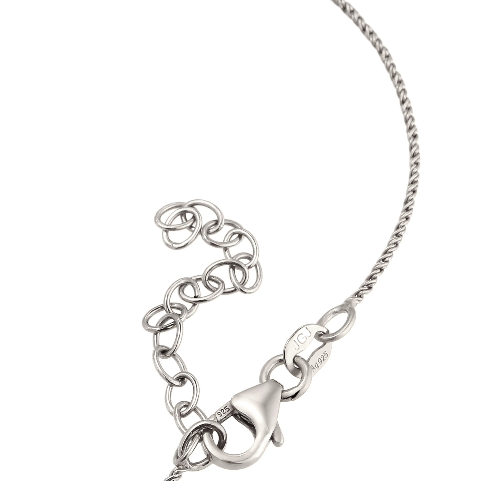 Silber - Elli | Armband Lettering Cube | 925 Sterling Silber