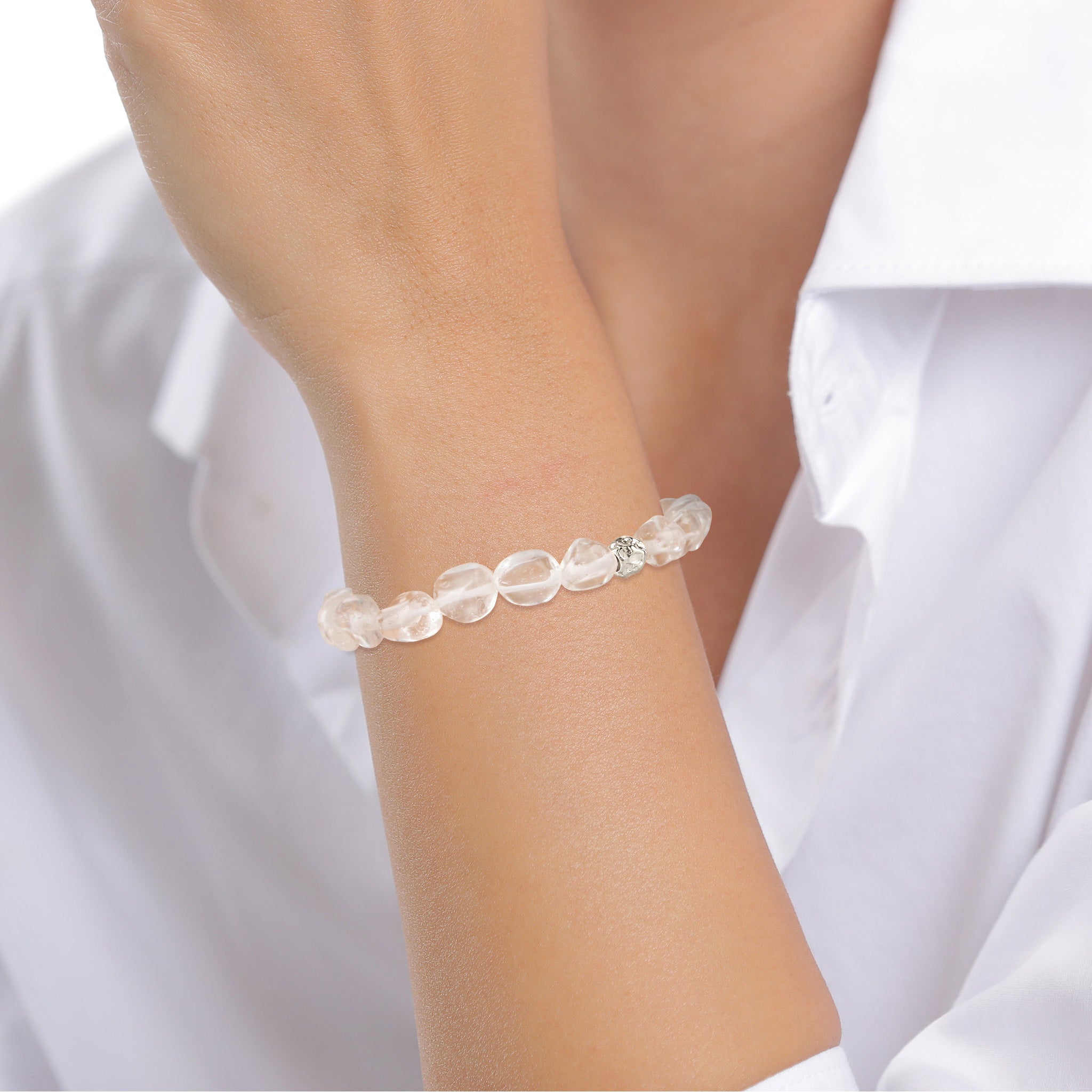 Silber - Elli | Armband | Rock Crystal (Transparent) | 925 Sterling Silber