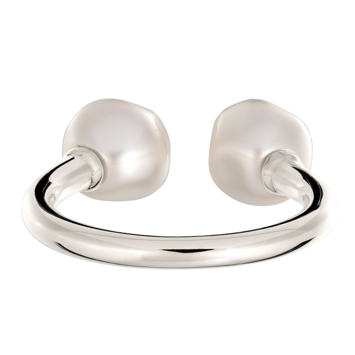 Silber - Elli PREMIUM | Ring mit Swarovski® Perlen | 925 Sterling Silber
