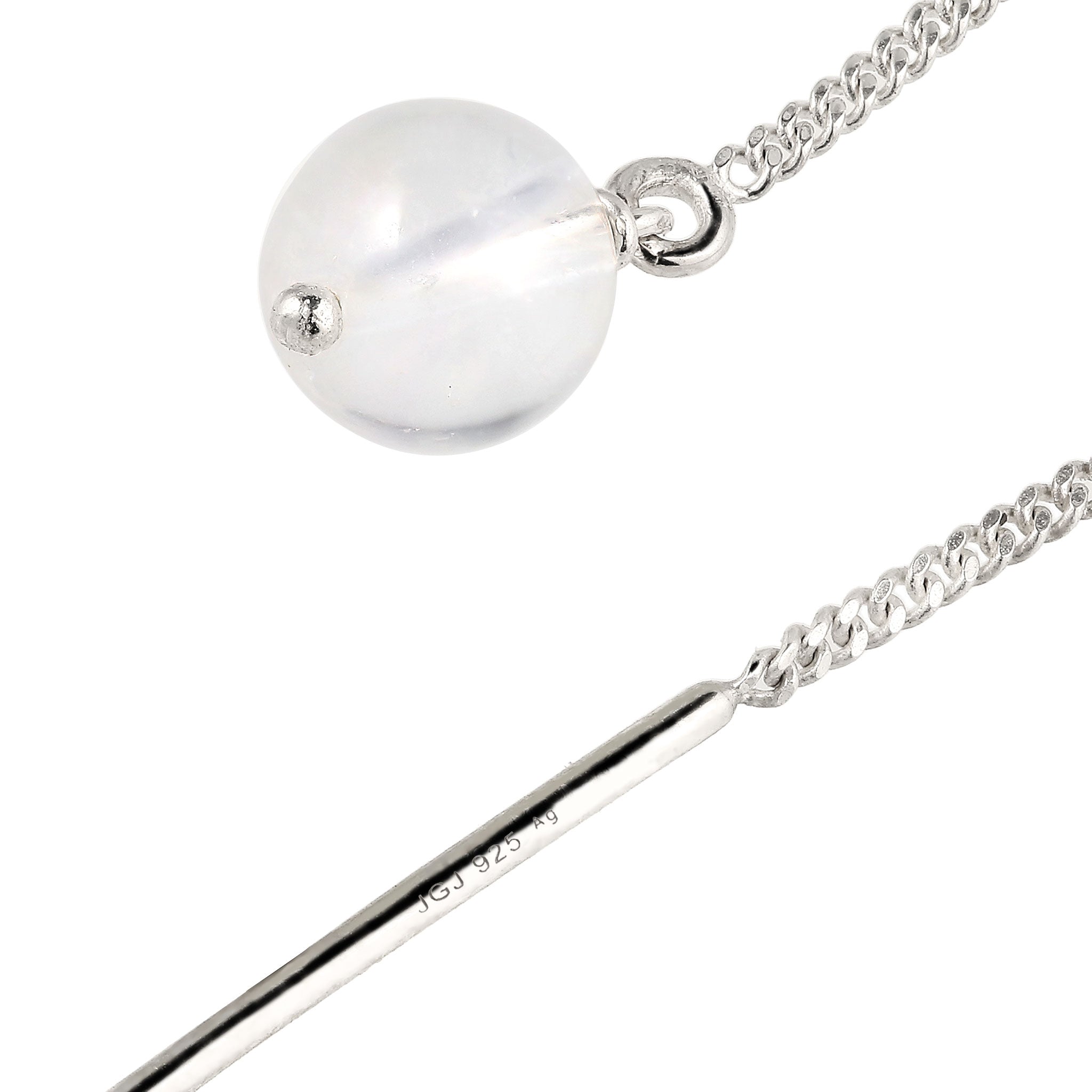 Silber - Elli | Ohrhänger | Rock Crystal Transparent | 925 Sterling Silber