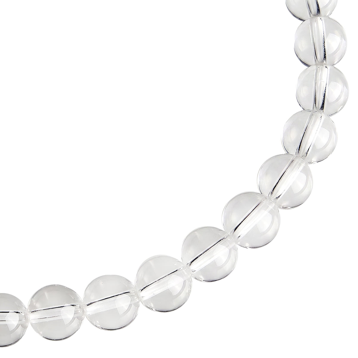 Silber - Elli | Armband mit Perlen | Rock Crystal (Transparent) | 925 Sterling Silber