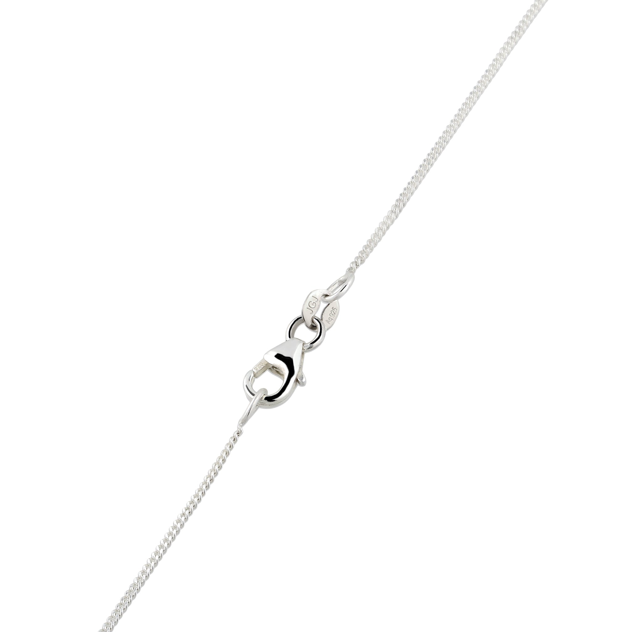 Silber - Elli | Y-Kette mit Stein | Bergkristall (Transparent) | 925 Sterling Silber