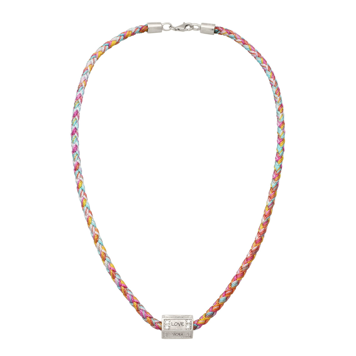Silber - Elli | Halskette Storyteller | Zirkonia (Weiß) | 925 Sterling Silber