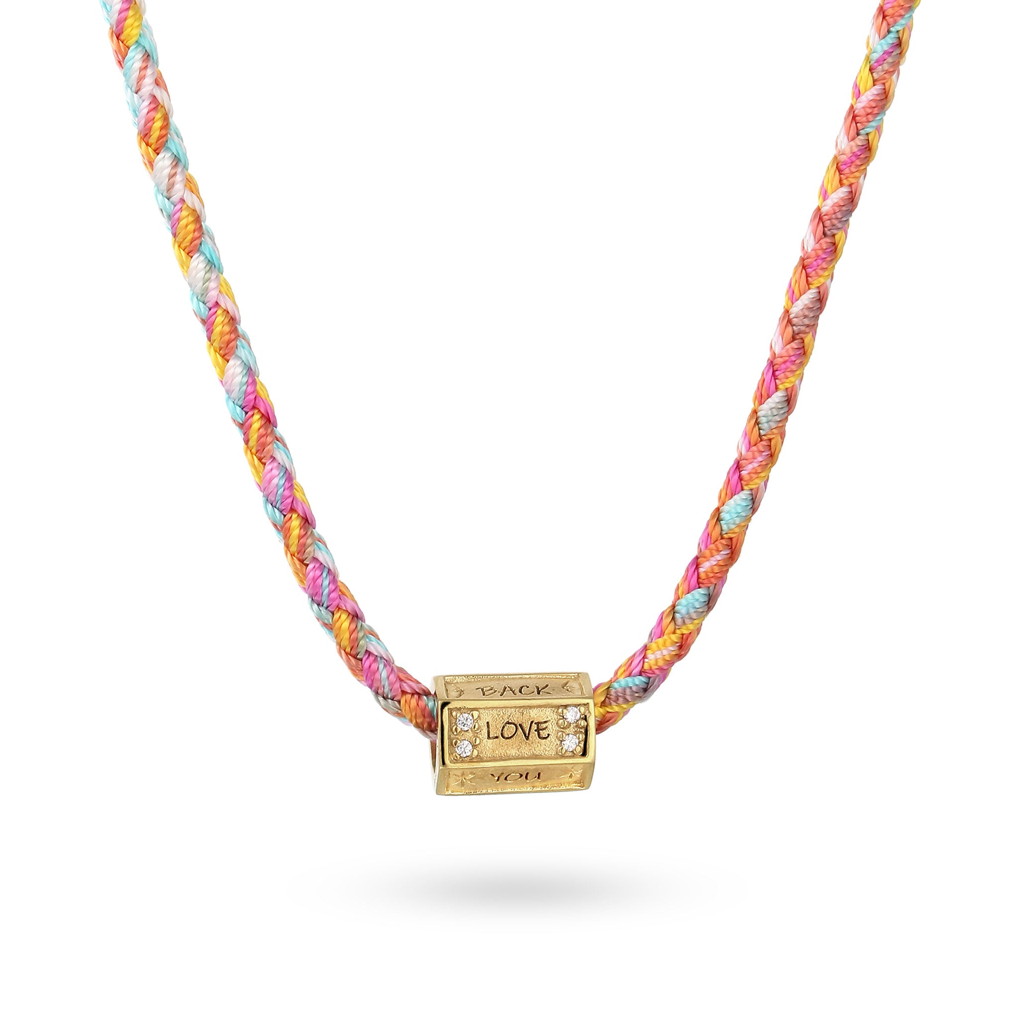 Gold - Elli | Love Colorful Zirkonia Weiß 925 Sterling Silber vergoldet