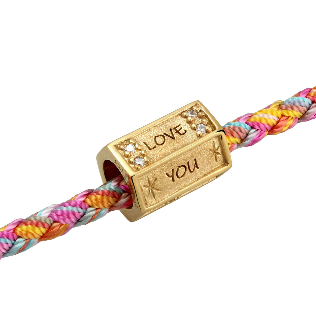 Gold - Elli | Halskette Storyteller | Zirkonia (Weiß) | 925 Sterling Silber vergoldet