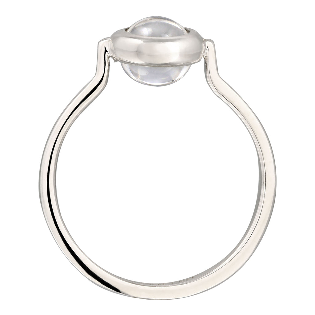Silber - Elli | Ring | Rock Crystal (Transparent) | 925 Sterling Silber