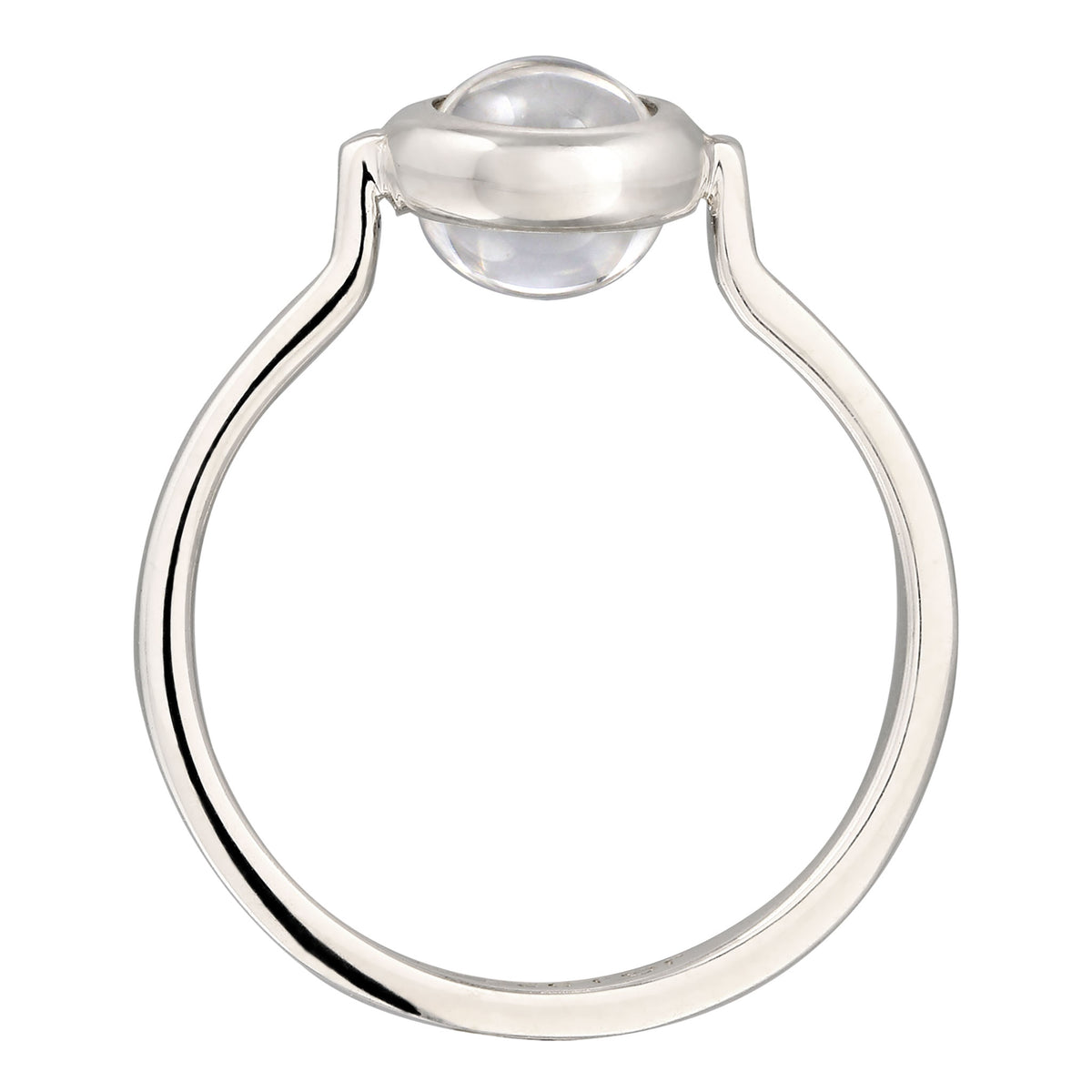 Silber - Elli | Ring | Rock Crystal (Transparent) | 925 Sterling Silber