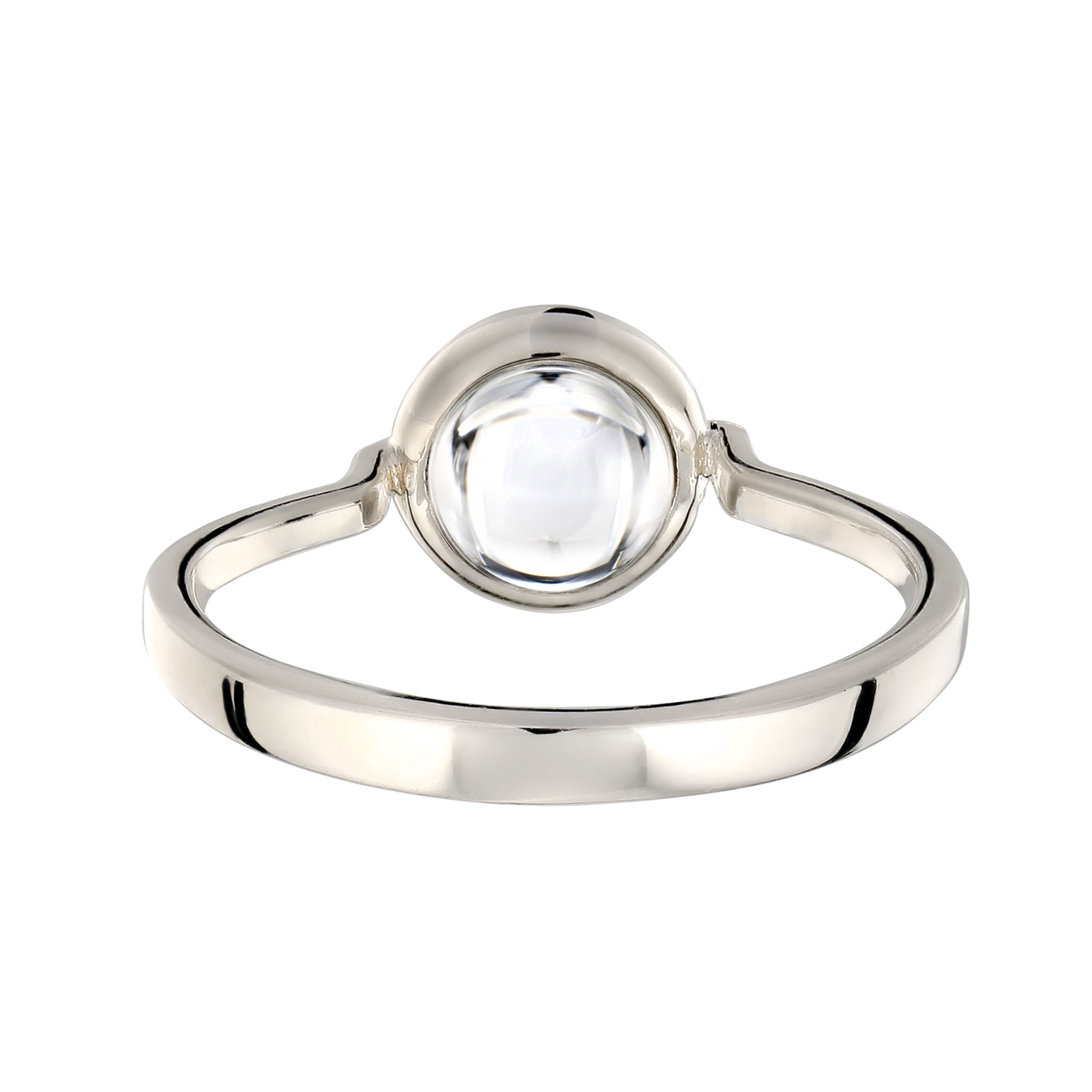 Silber - Elli | Ring | Rock Crystal (Transparent) | 925 Sterling Silber