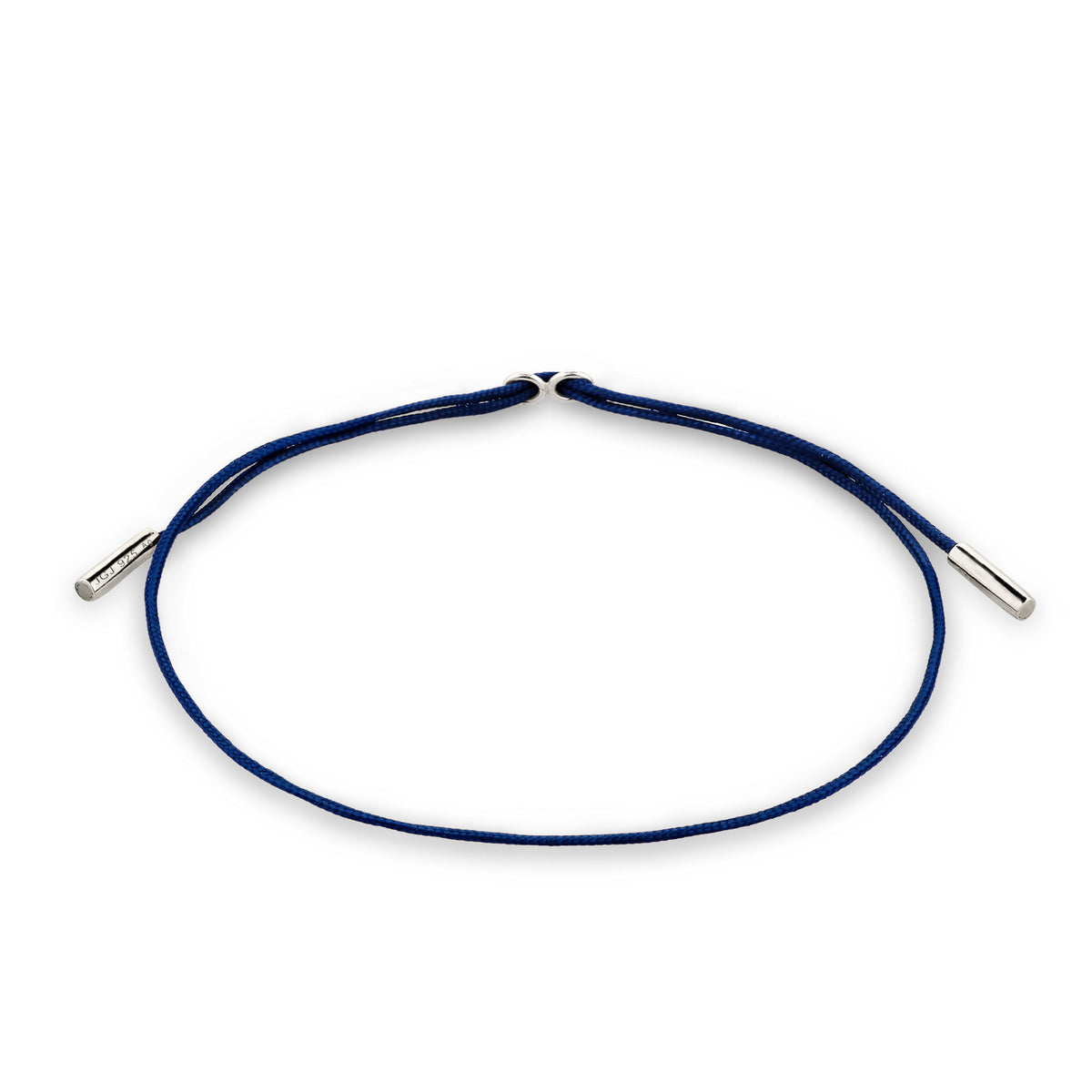 Silber - Elli | Armband | Nylon (Blau) | 925 Sterling Silber