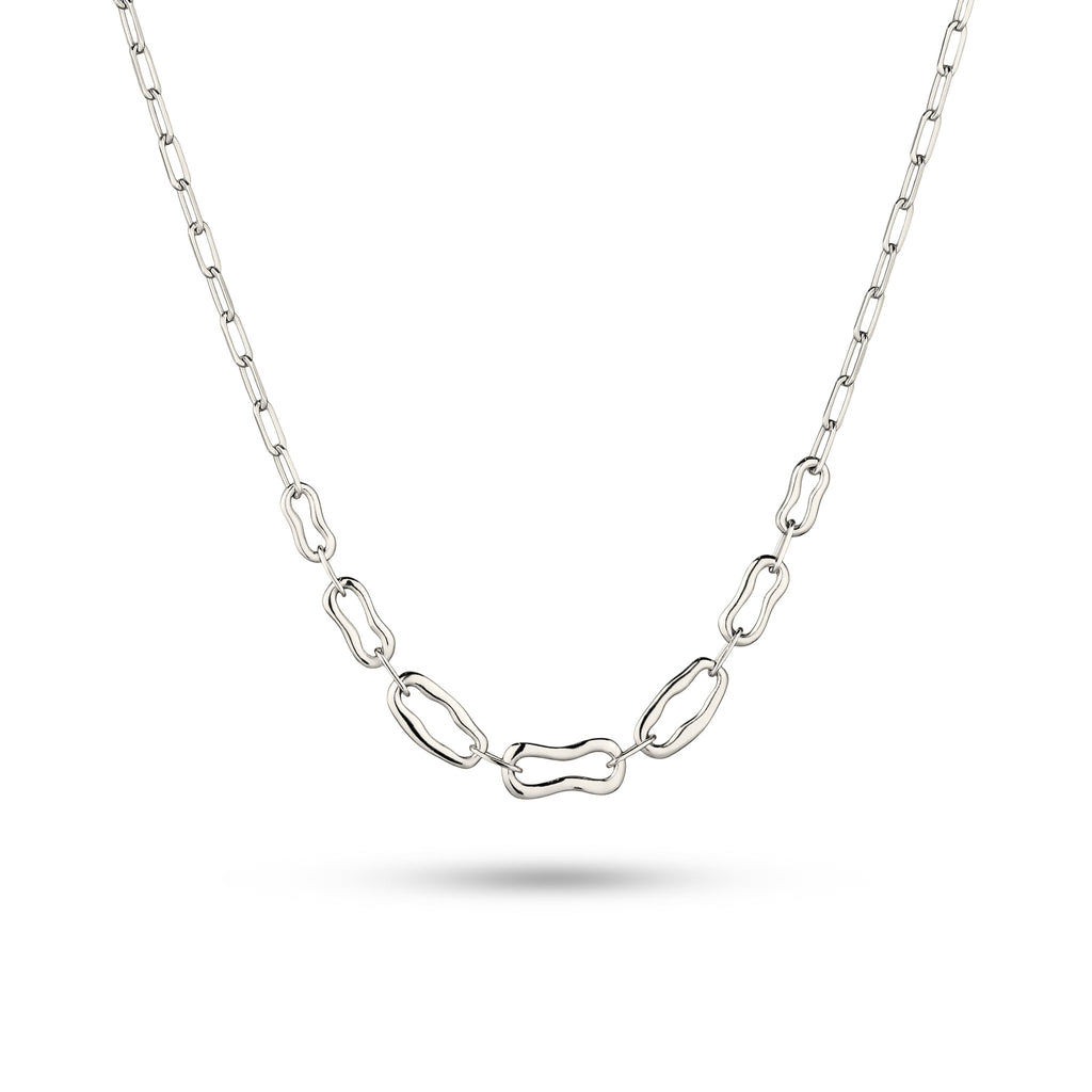 Silber - Elli | Halskette Gliederkette | 925 Sterling Silber