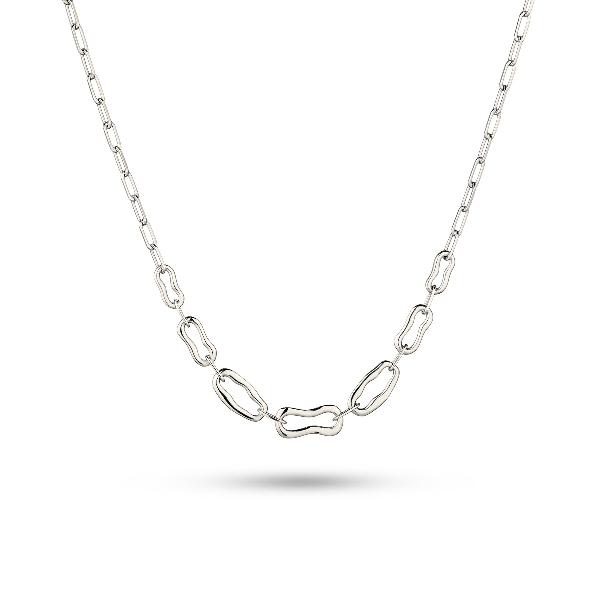 Silber - Elli | Halskette Gliederkette | 925 Sterling Silber