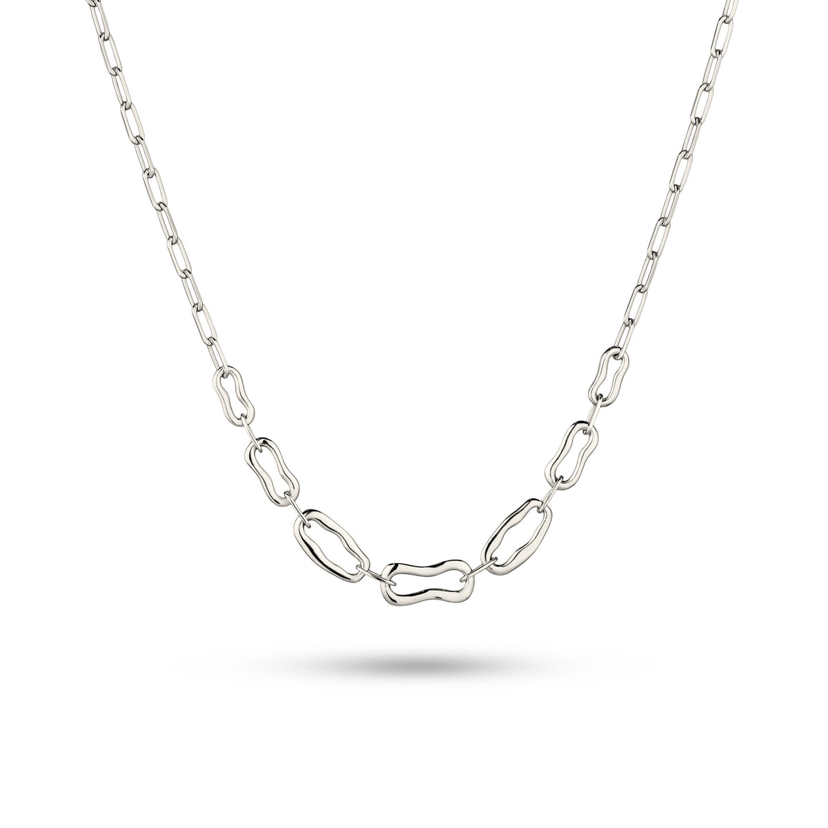 Silber - Elli | Halskette Gliederkette | 925 Sterling Silber