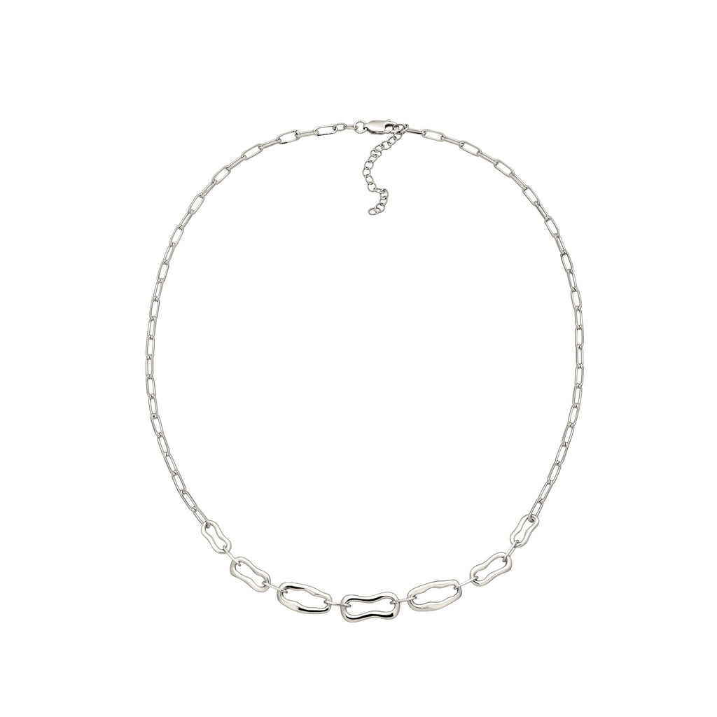 Silber - Elli | Halskette Gliederkette | 925 Sterling Silber