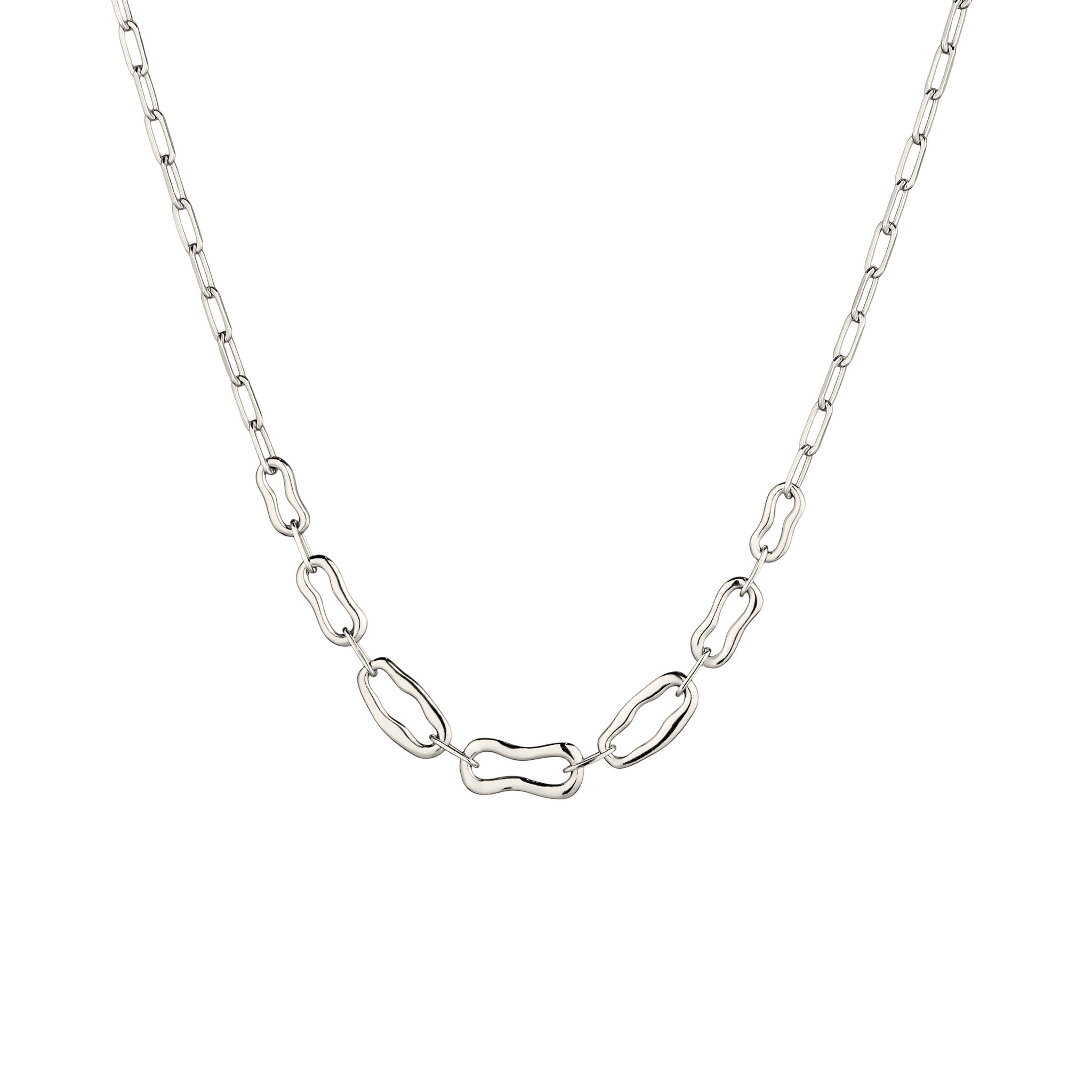 Silber - Elli | Halskette Gliederkette | 925 Sterling Silber