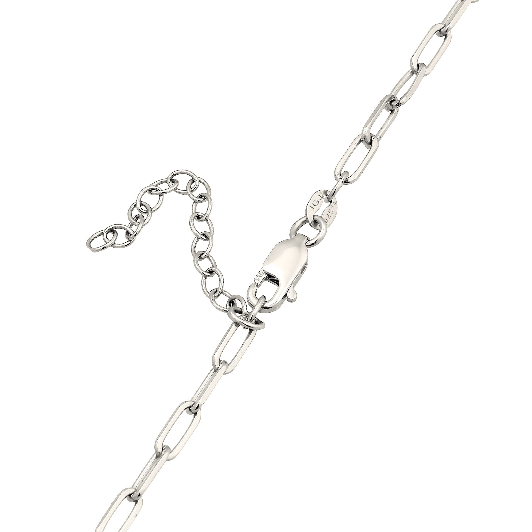 Silber - Elli | Halskette Gliederkette | 925 Sterling Silber