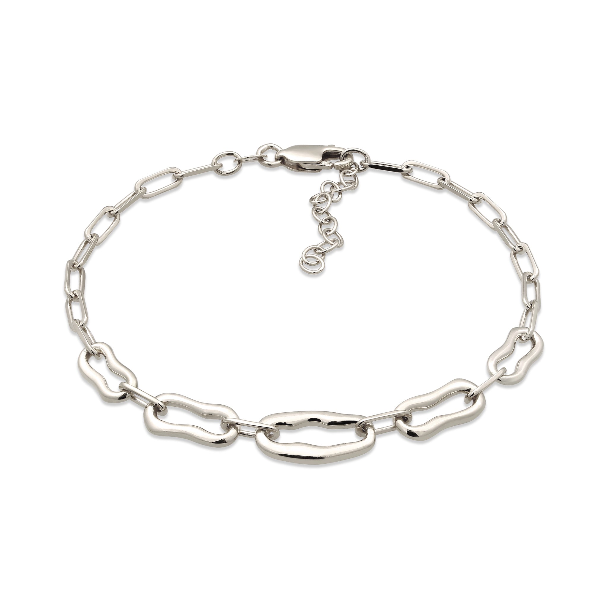 Silber - Elli | Gliederarmband | 925 Sterling Silber