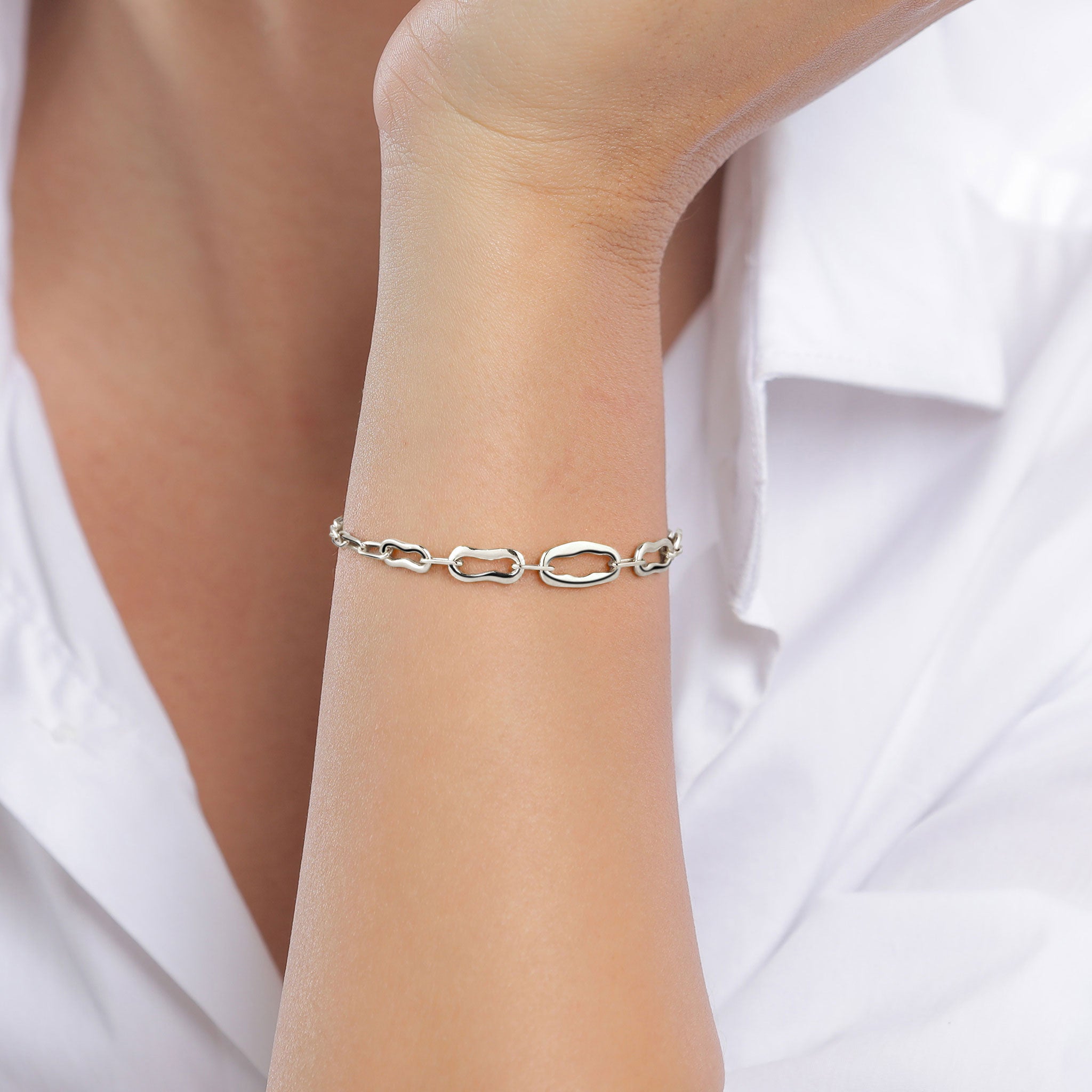 Silber - Elli | Gliederarmband | 925 Sterling Silber