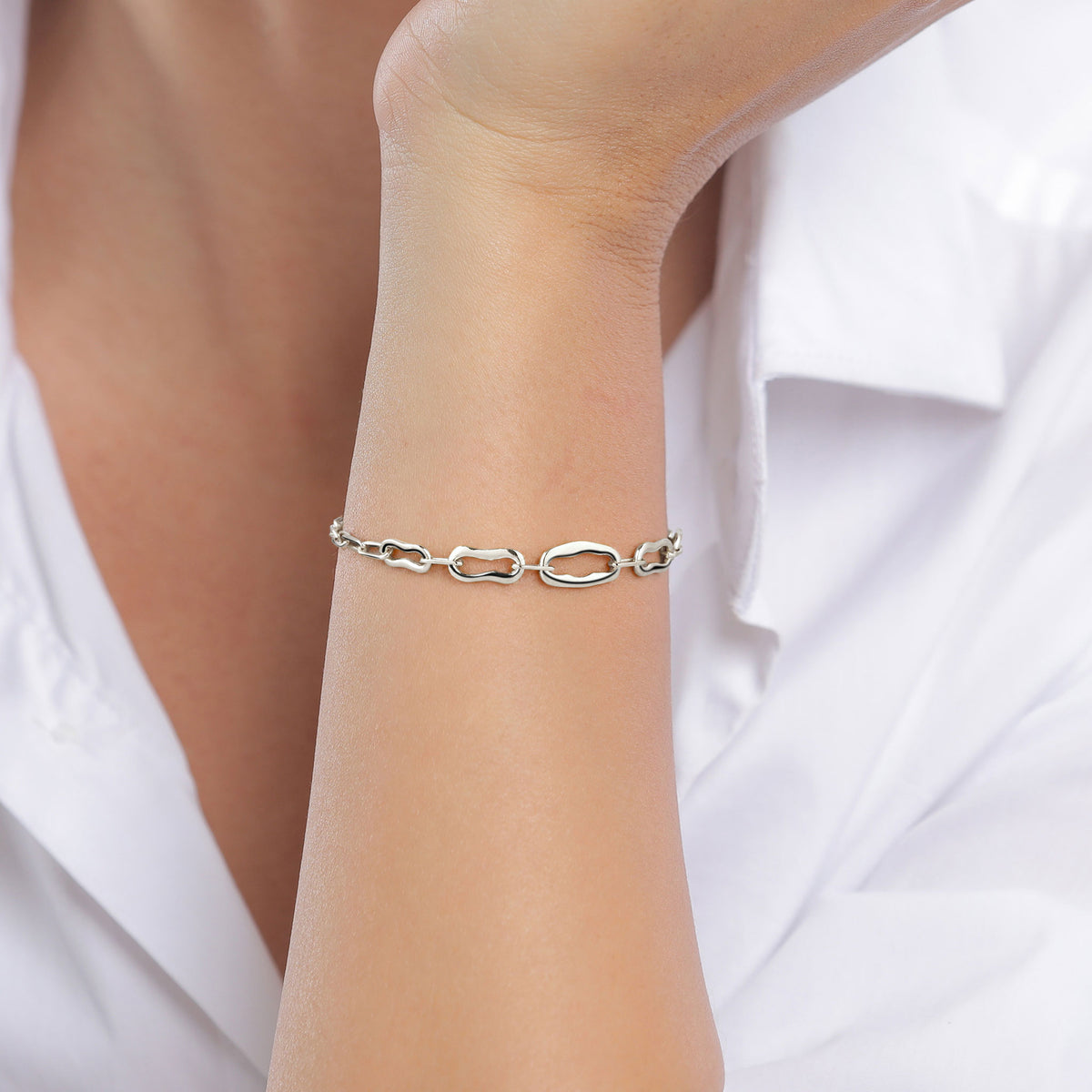 Silber - Elli | Gliederarmband | 925 Sterling Silber