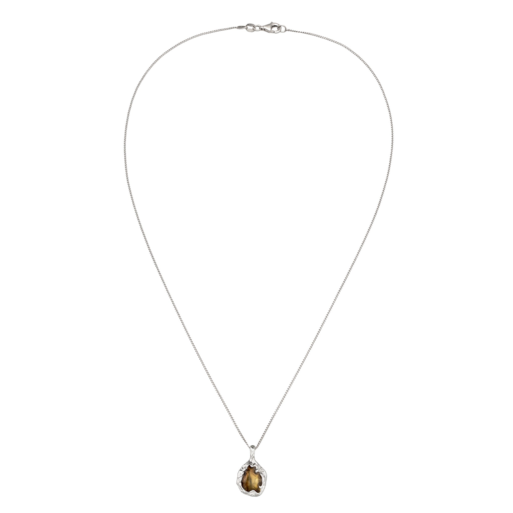 Silber - Elli | Halskette mit Anhänger | Emaille | 925 Sterling Silber