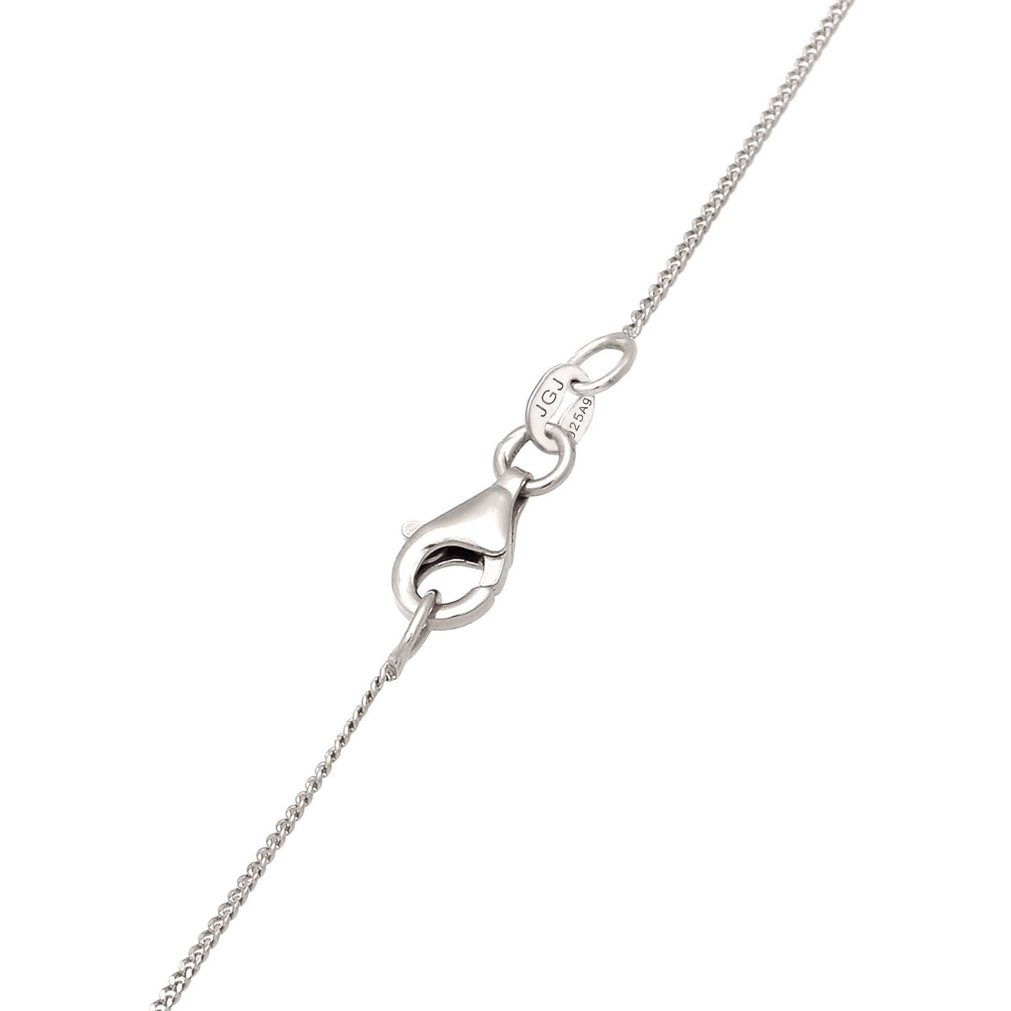 Silber - Elli | Halskette mit Anhänger | Emaille | 925 Sterling Silber