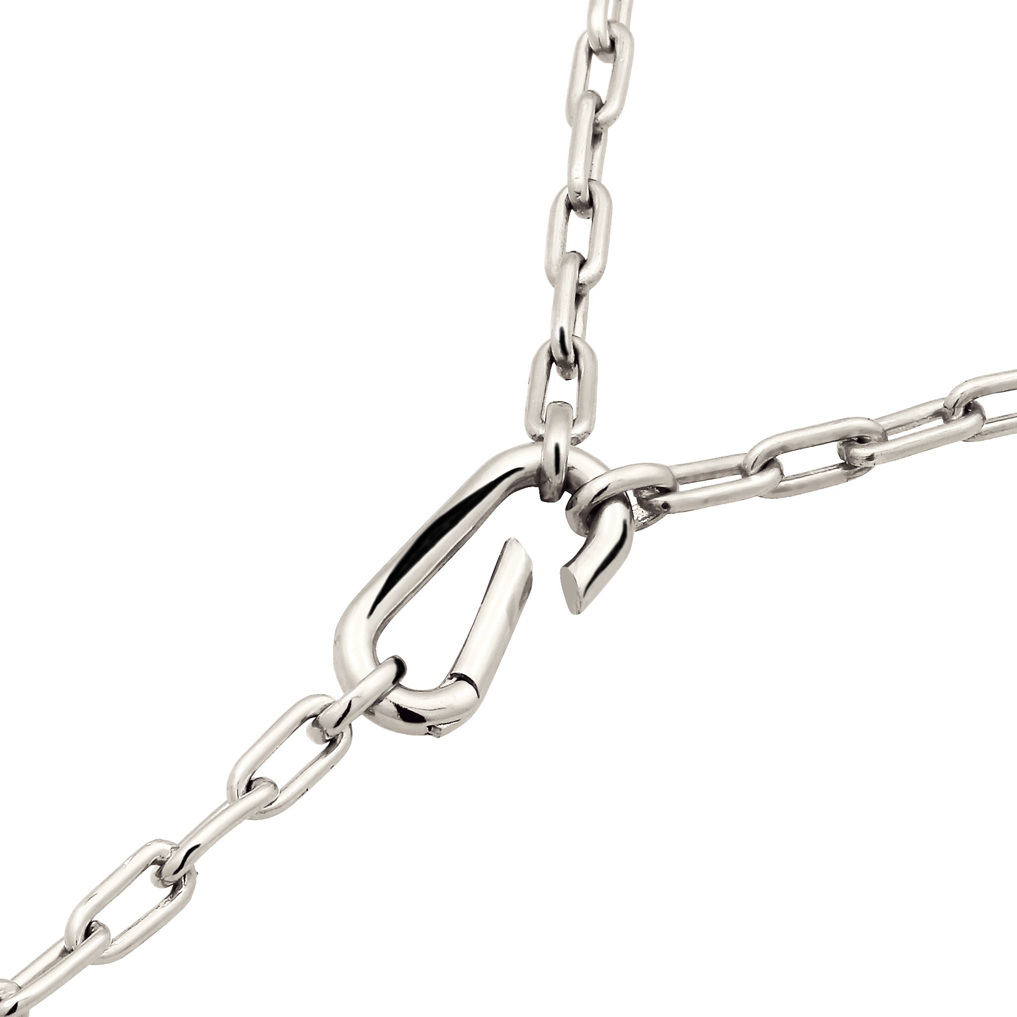 Silber - Elli | Gliederkette Y | 925 Sterling Silber