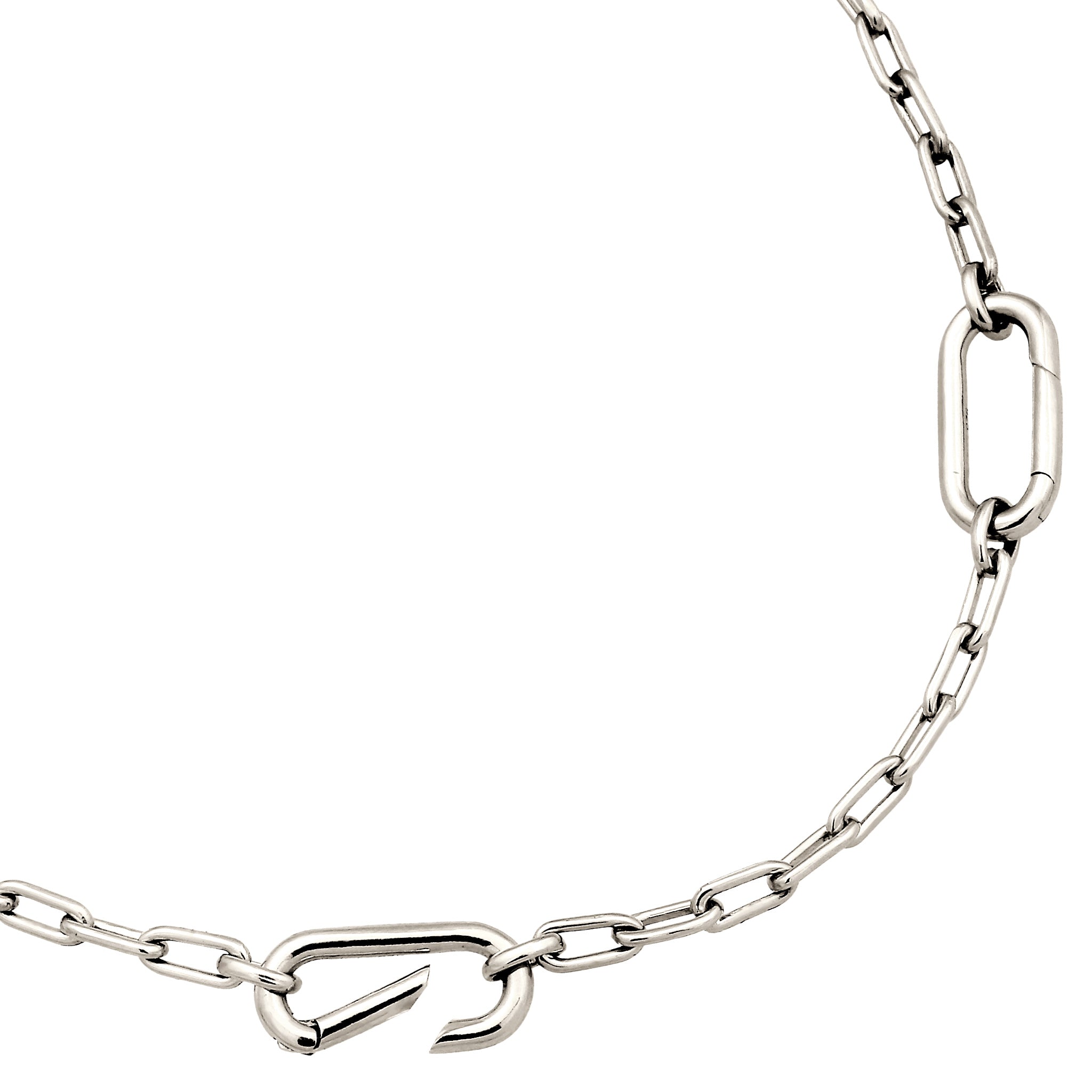 Silber - Elli | Gliederkette Y | 925 Sterling Silber