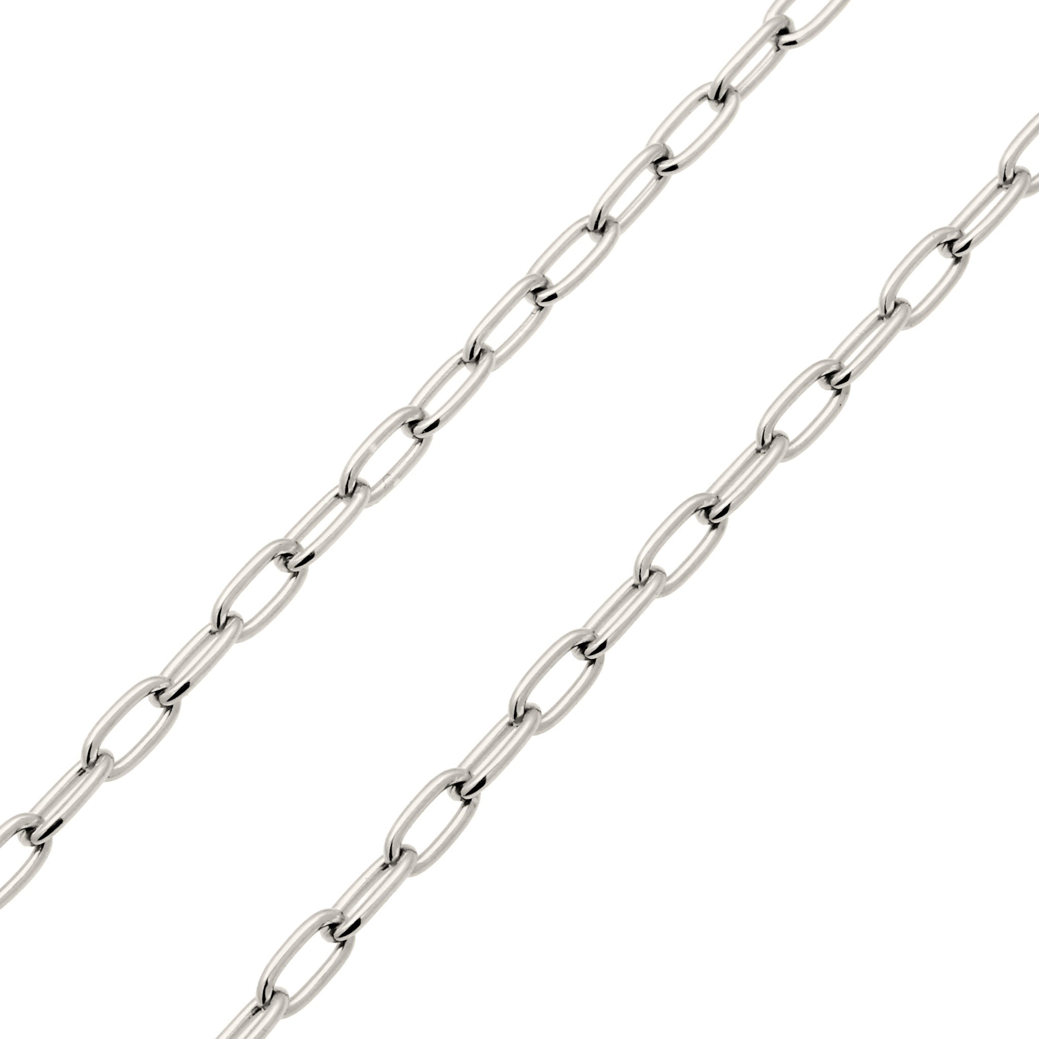 Silber - Elli | Halskette | Karabiner-Charm Kette | 925 Sterling Silber