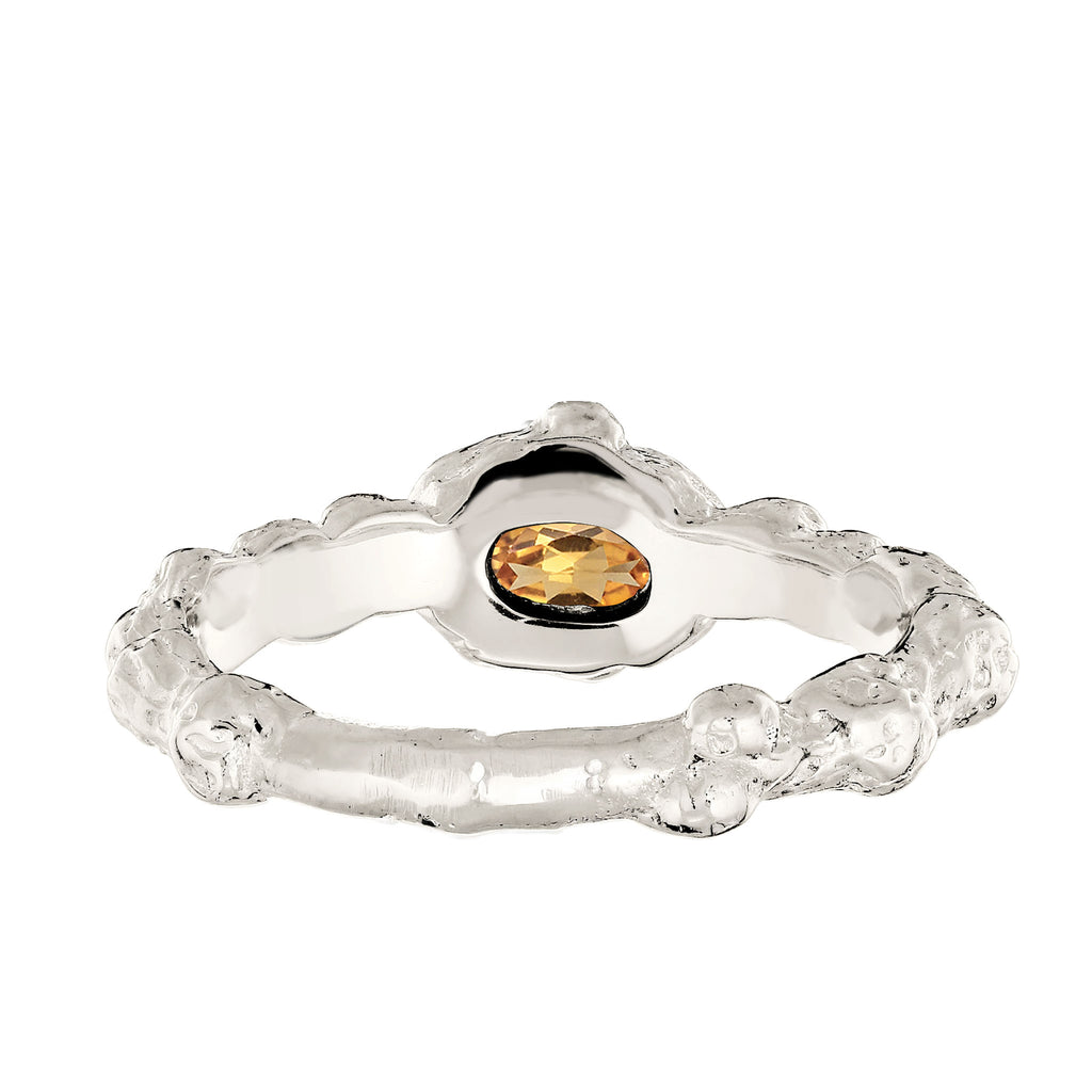 Silber - HAZE & GLORY | Ring | Citrin (Gelb) | 925 Sterling Silber
