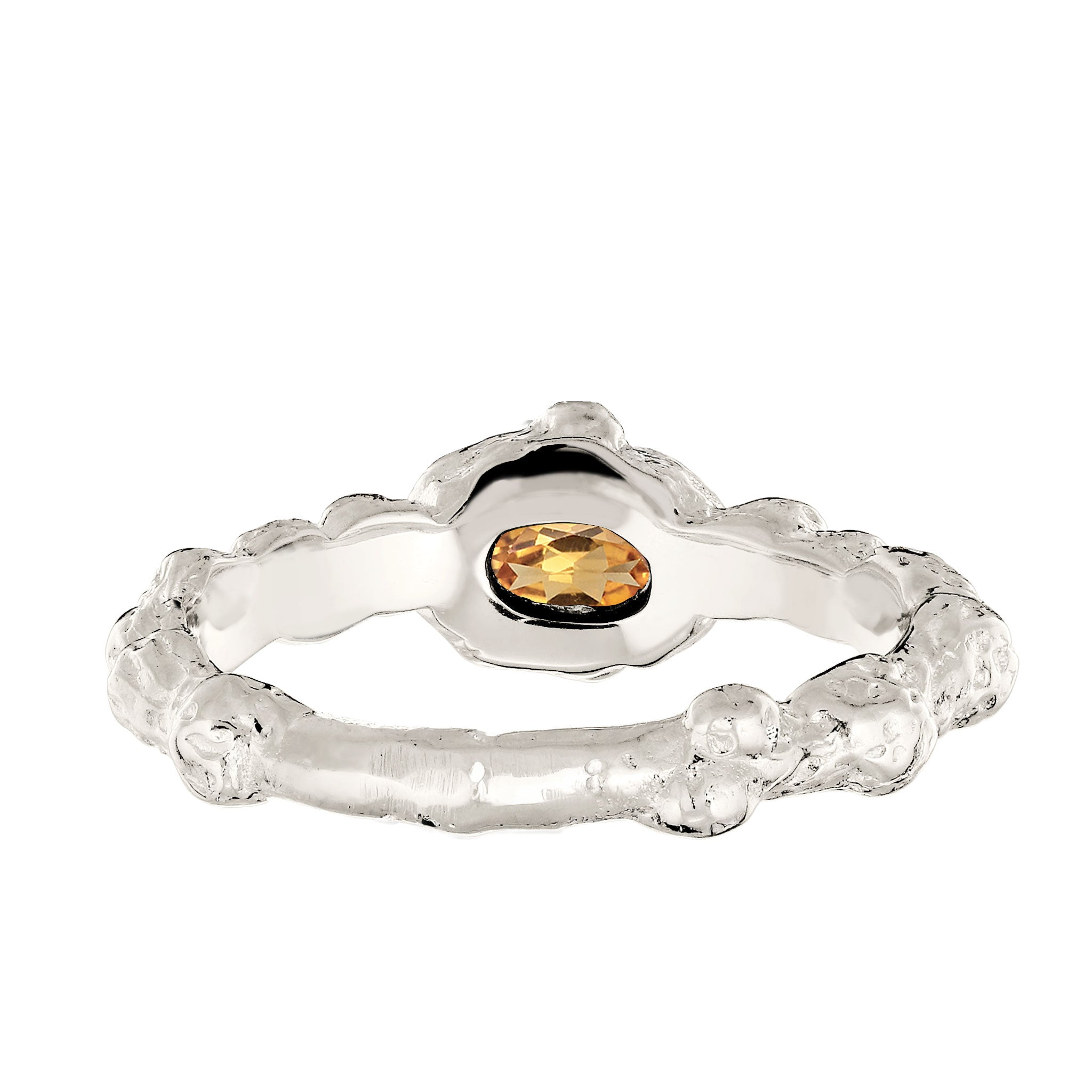 Silber - Elli | Ring | Citrin (Gelb) | 925 Sterling Silber