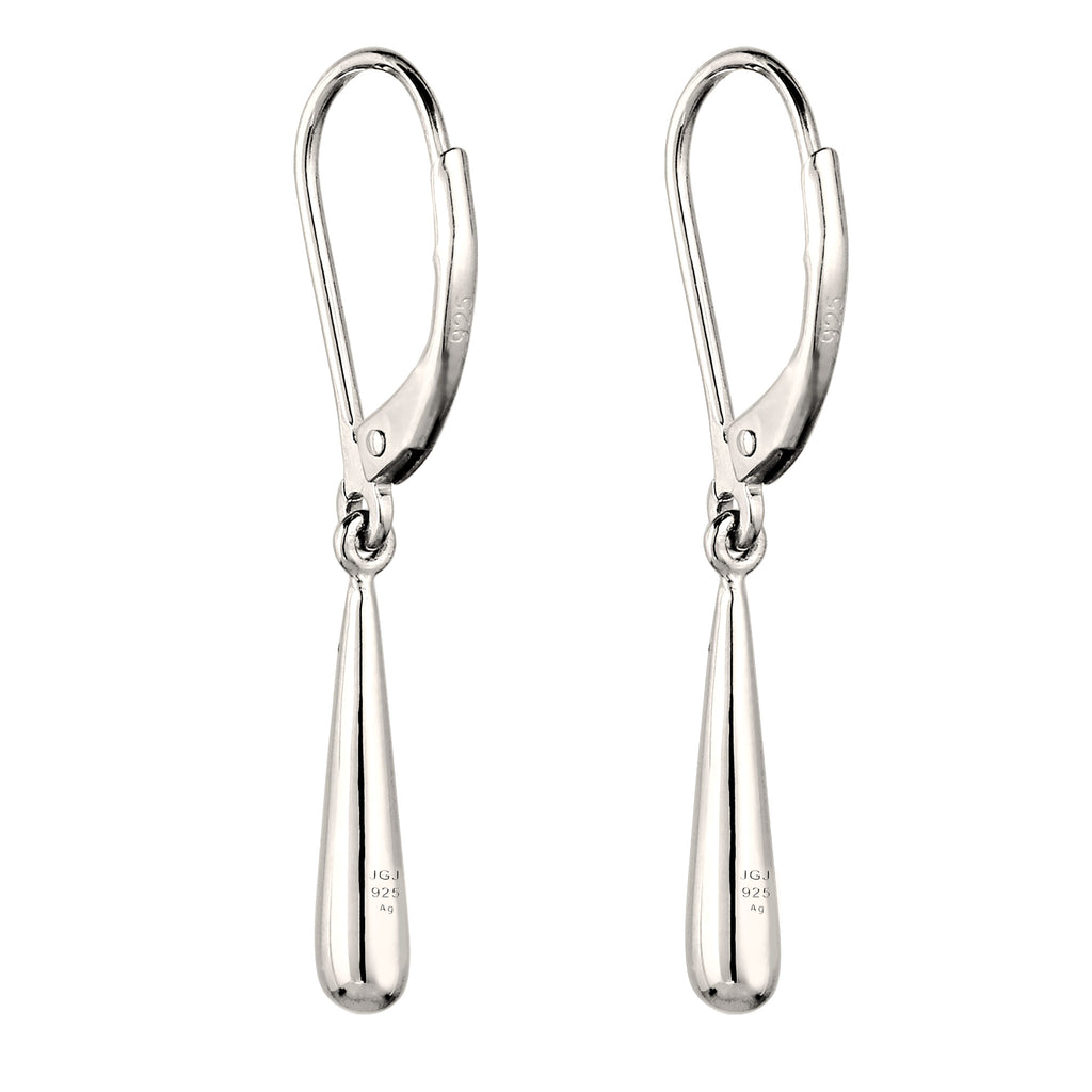 Silber - Elli | Ohrhänger Tropfen | Swarovski® Kristalle | 925 Sterling Silber