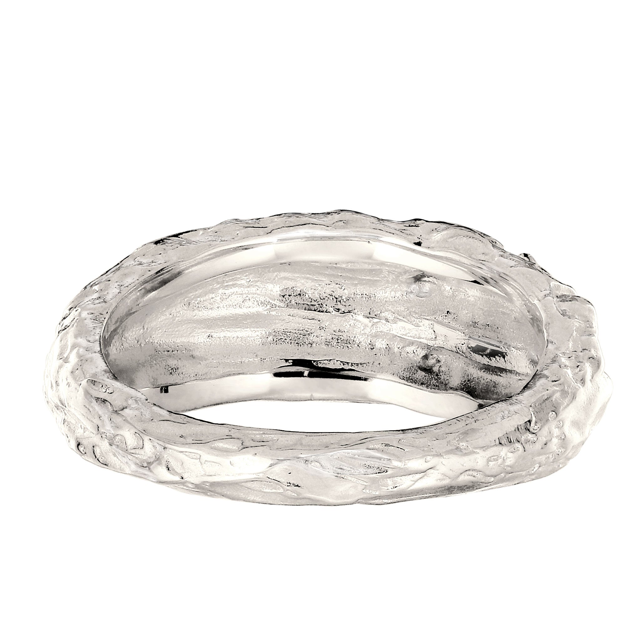 Silber - Elli | Ring Organic Enamel Gelb | 925 Sterling Silber