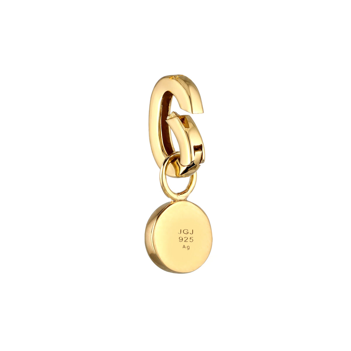 Gold - Elli | Anhänger | Granat Dunkelrot | 925 Sterling Silber vergoldet