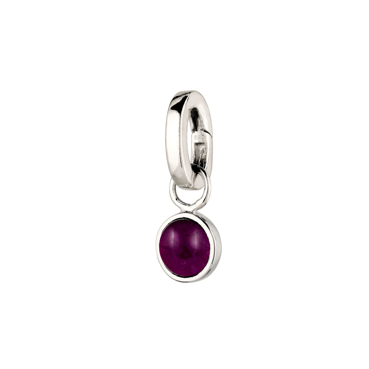 Silber - Elli | Anhänger | Amethyst Lila | 925 Sterling Silber