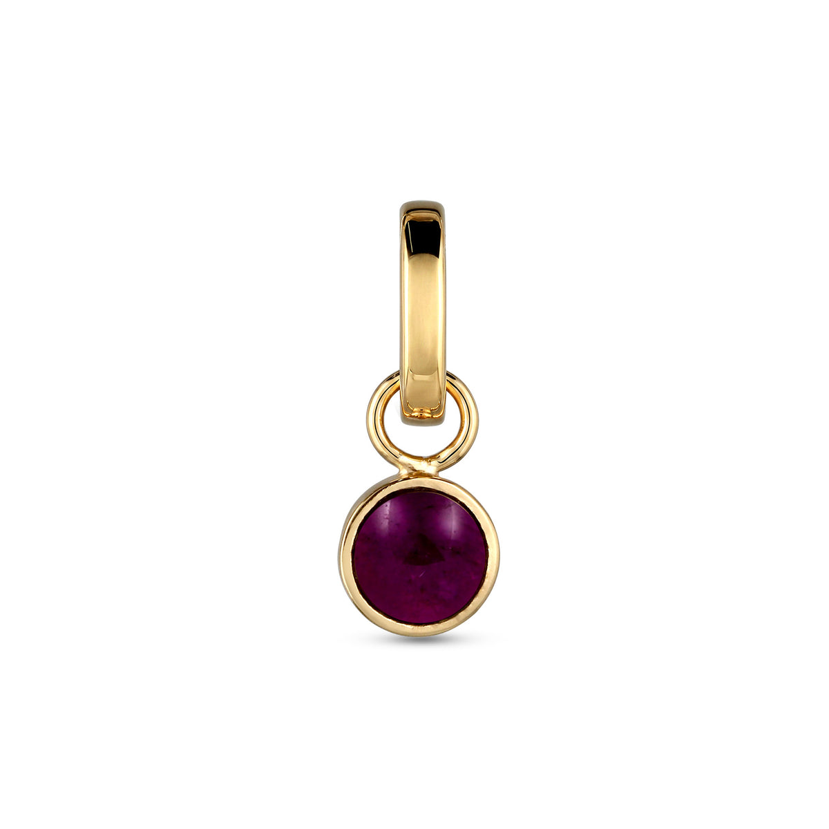 Gold - Elli | Anhänger | Amethyst Lila | 925 Sterling Silber vergoldet