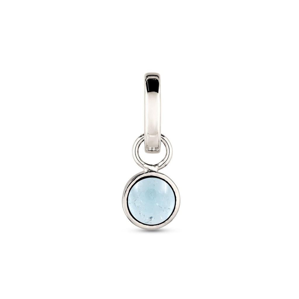 Silber - Elli | Anhänger | Aquamarin Hellblau | 925 Sterling Silber