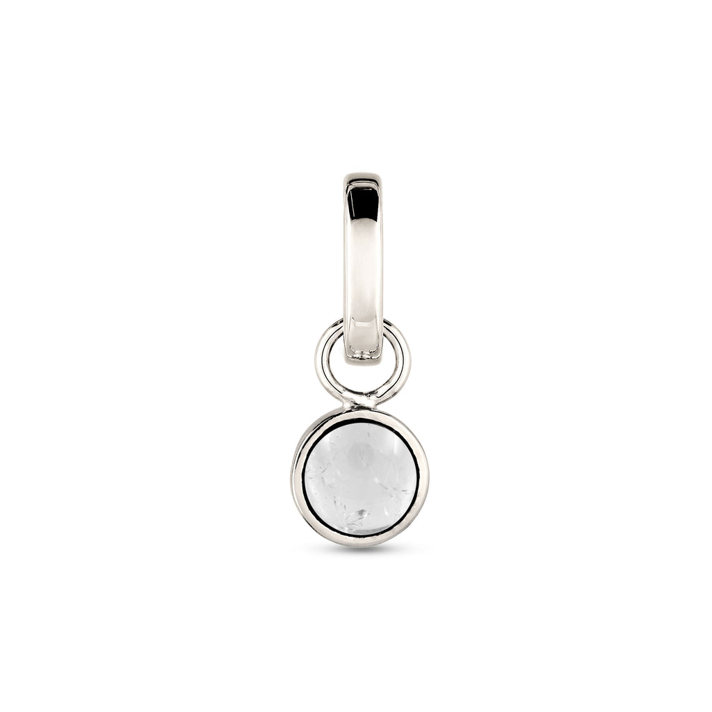 Silber - Elli | Anhänger | Bergkristall Weiß | 925 Sterling Silber