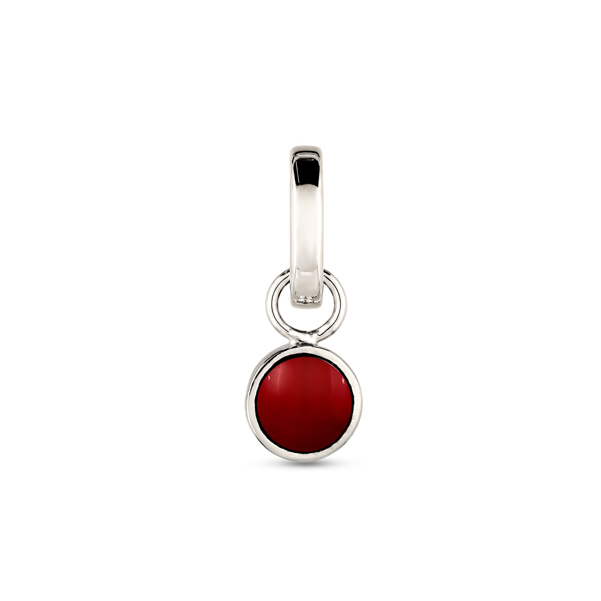 Silber - Elli | Anhänger | Cornelian Organe | 925 Sterling Silber