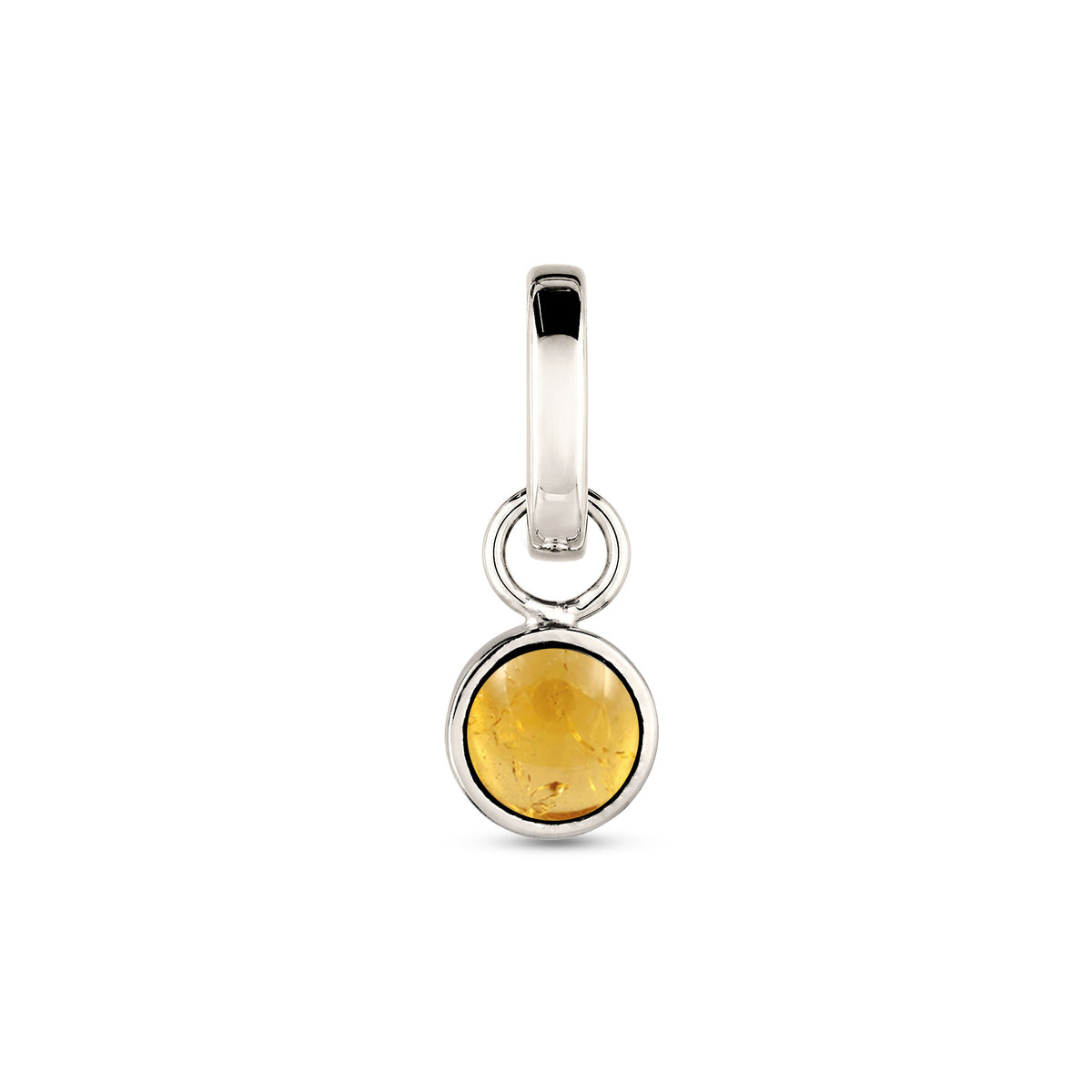 Silber - Elli | Anhänger | Citrin Gelb | 925 Sterling Silber