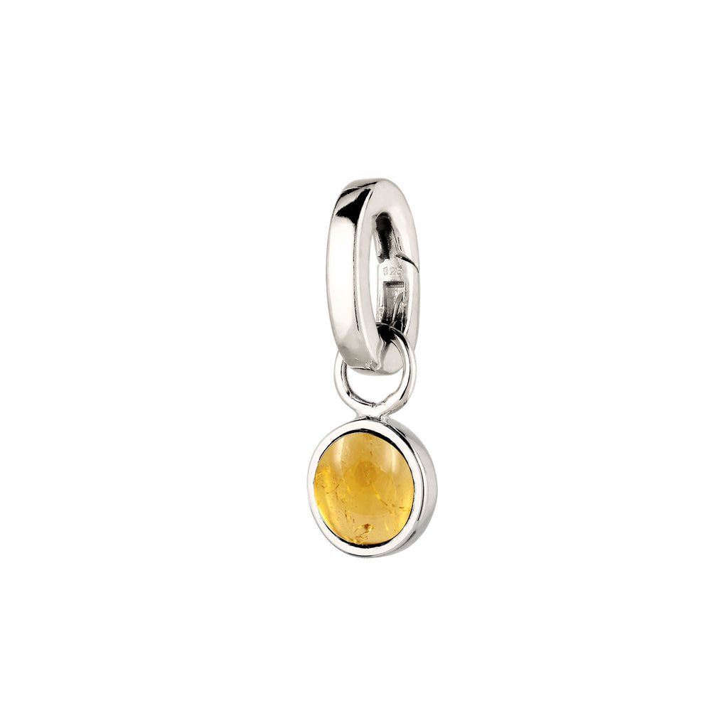 Silber - Elli | Anhänger | Citrin Gelb | 925 Sterling Silber
