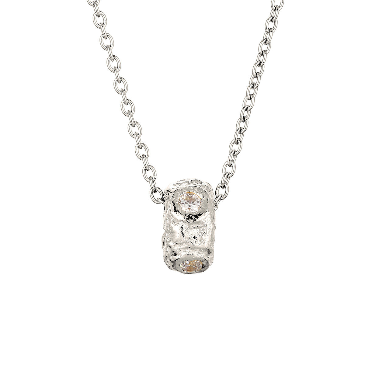 Silber - Elli | Halskette | Zirkonia (Weiß) | 925 Sterling Silber