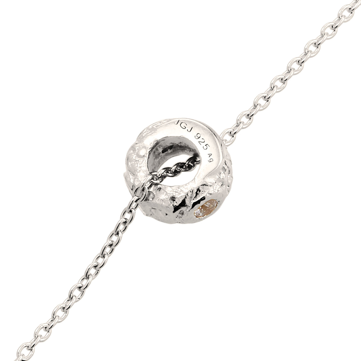 Silber - Elli | Halskette | Zirkonia (Weiß) | 925 Sterling Silber