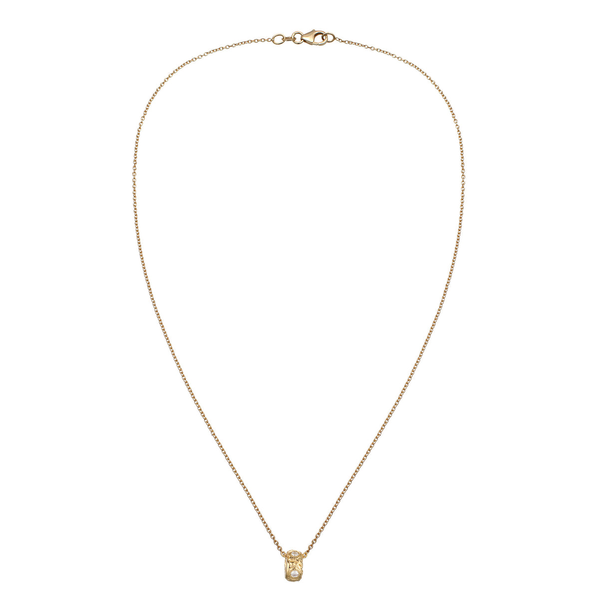 Gold - Elli | Halskette | Zirkonia (Weiß) | 925 Sterling Silber vergoldet