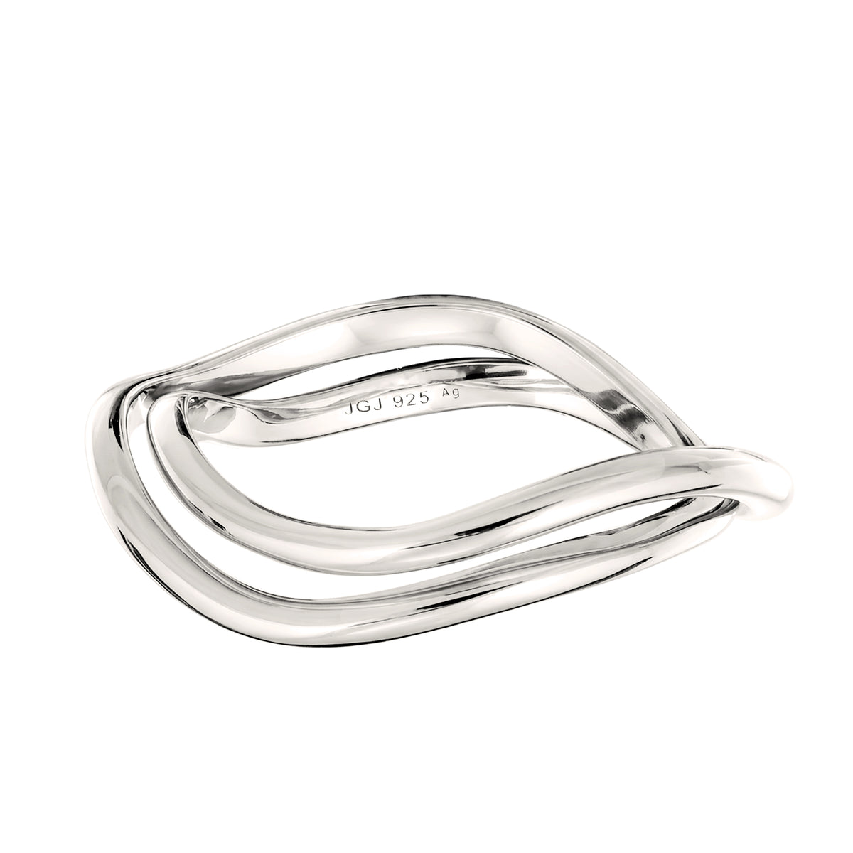 Silber - Elli | Ring Wellendesign Modern | 925 Sterling Silber