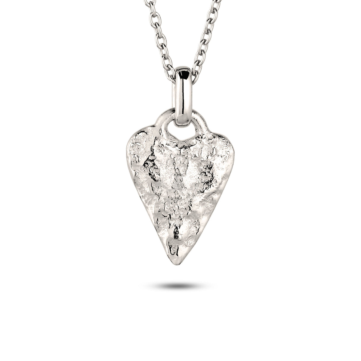 Silber - Elli | Halskette | Herzanhänger Organic | 925 Sterling Silber