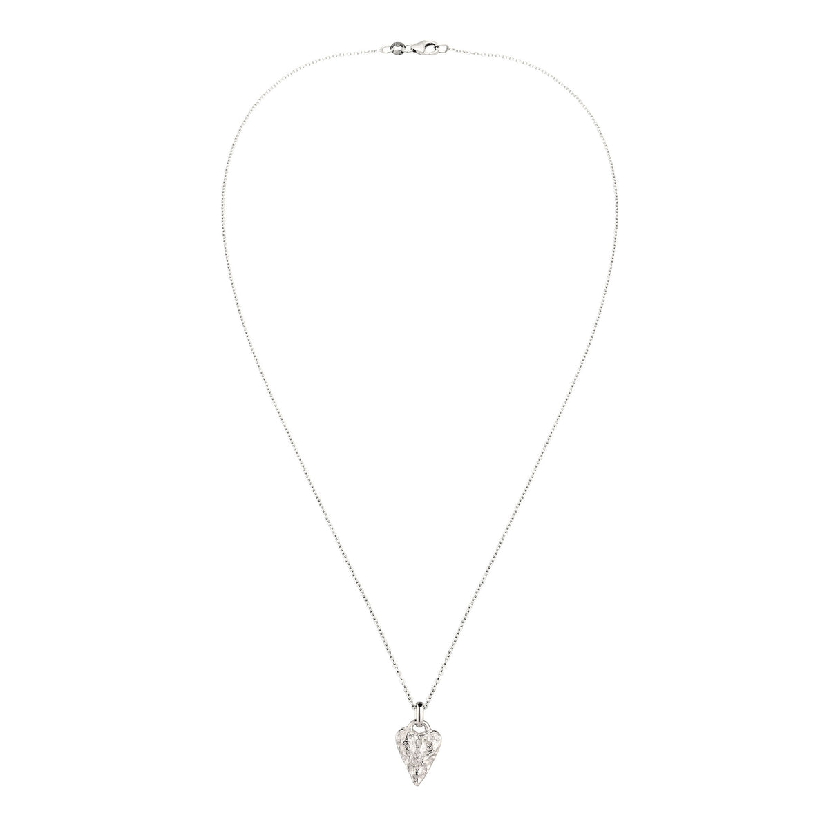 Silber - Elli | Halskette | Herzanhänger Organic | 925 Sterling Silber