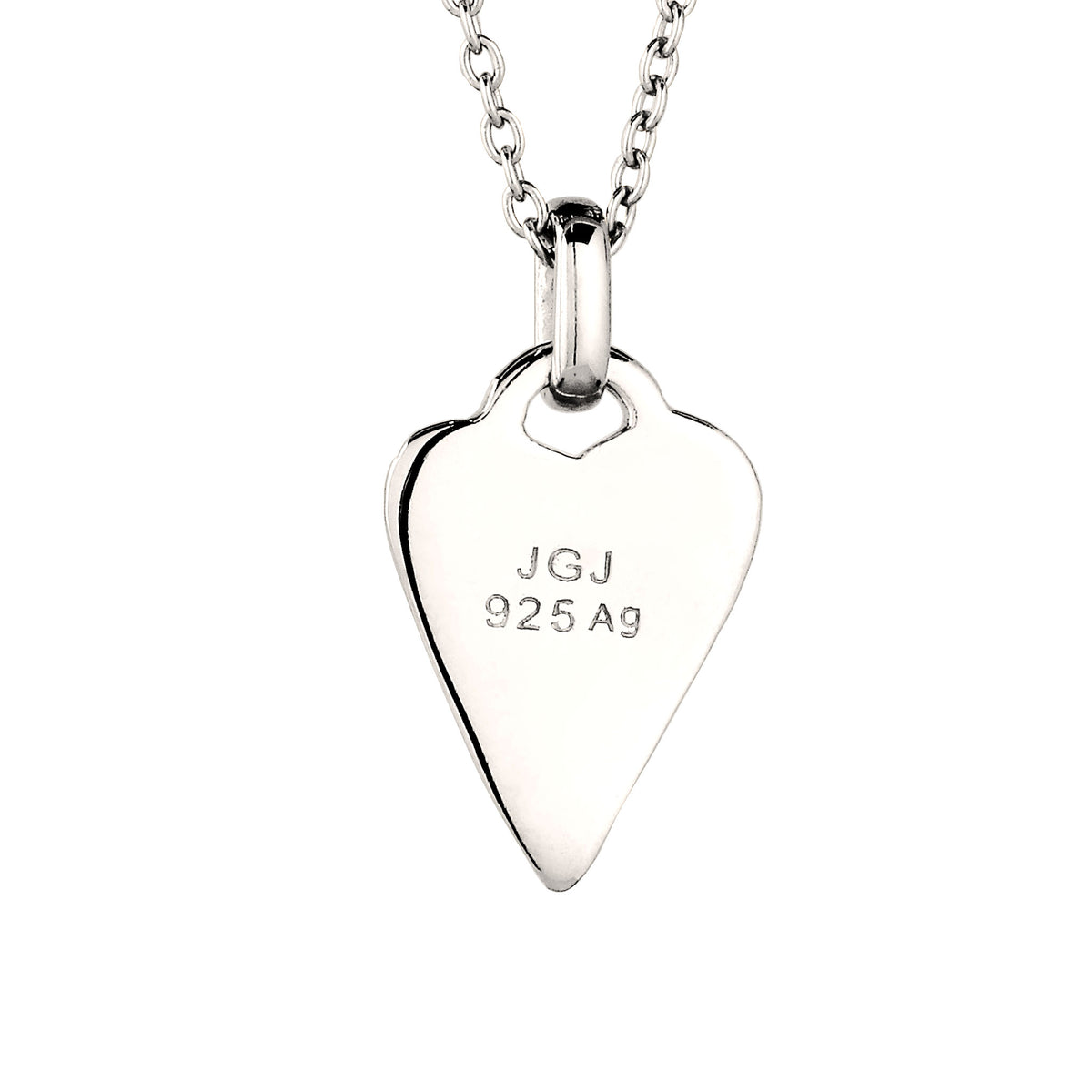 Silber - Elli | Halskette | Herzanhänger Organic | 925 Sterling Silber