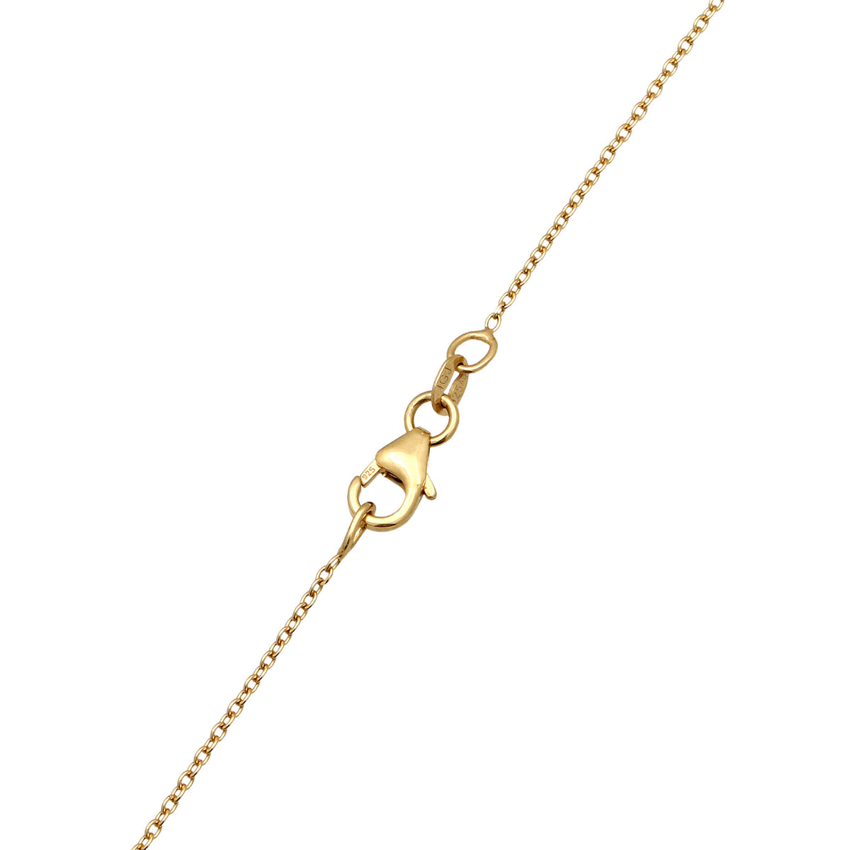 Gold - Elli | Halskette | Herz-Anhänger Organic | 925 Sterling Silber vergoldet